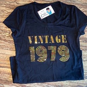 NWOT Craftee_Creations Custom VINTAGE 1979 T-Shirt